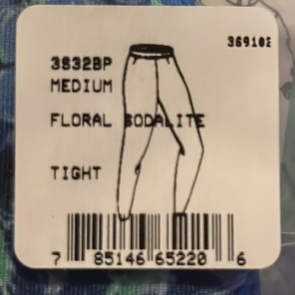 PMX 3.0 SUPER MIDWEIGHT BASELAYER SET- Floral Iodalite Print - Picture 15 of 16